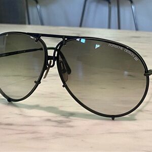 PORSCHE 5621 - Vintage 80'S Porsche Classic Aviator Sunglasses